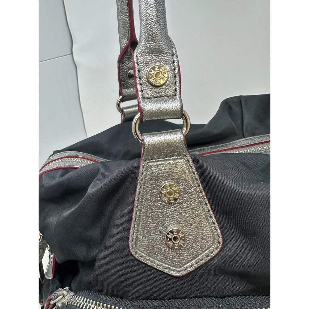 MZ Wallace Kate Shoulder Bag in Bedford Nylon Black